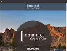 Tablet Screenshot of immanuelcares.com